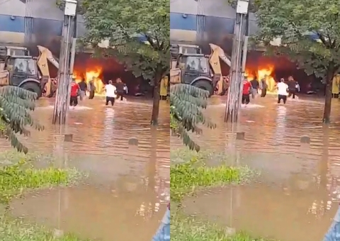 Posto de combustível explode em meio a inundação em Porto Alegre; vídeos