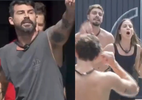 Briga no Power Couple termina com entrada de segurança da Record 