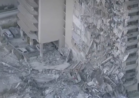 Parte de prédio desaba e deixa 8 feridos e 1 morto em Miami Beach