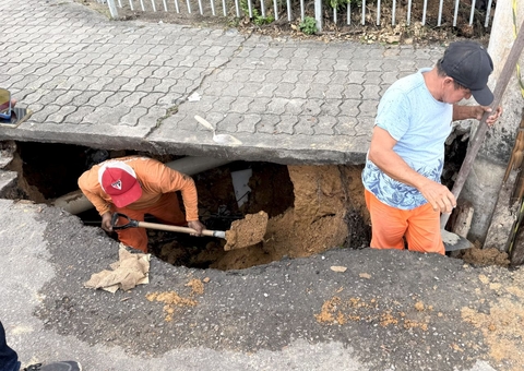 Rede de drenagem da Djalma Batista passa por obra emergencial em Manaus