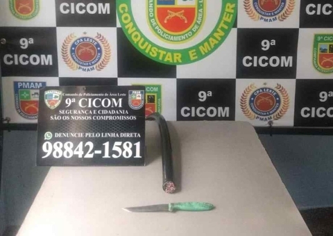 Foragido é flagrado furtando fios e acaba preso em Manaus