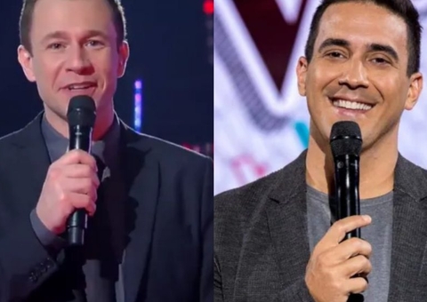 Tiago Leifert é substituído por André Marques durante a gravação do ‘The Voice Brasil’