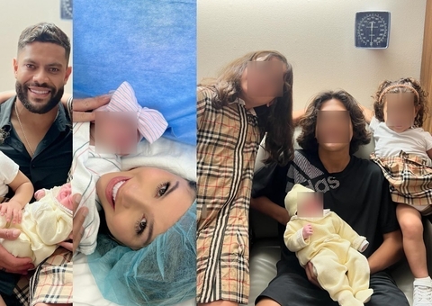 Primos e irmãs ao mesmo tempo: Hulk Paraíba reúne filhos de 1º casamento com recém-nascida; entenda
