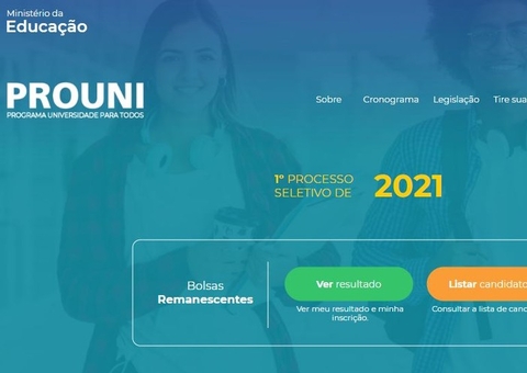 Prouni divulga aprovados em vagas remanescentes