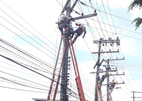 Onze bairros e área rural ficarão sem energia nesta quinta-feira em Manaus