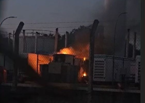 Usina termelétrica pega fogo em Barcelos 