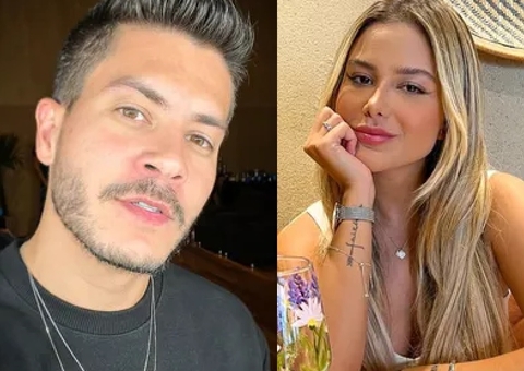 Deu ruim? Arthur Aguiar e ex-namorada de Neymar deixam de se seguir após affair