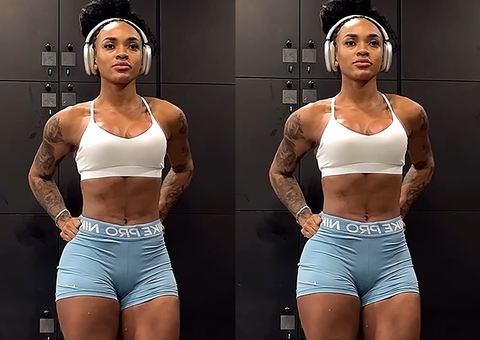 Patrícia Ramos ironiza comentários sobre uso de anabolizantes