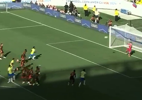 Com golaço, Raphinha abre o placar contra a Colômbia na Copa América