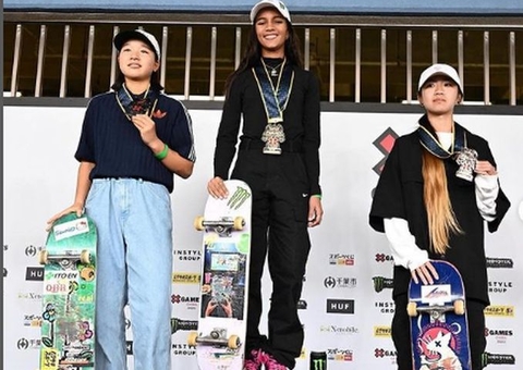 Rayssa Leal ganha ouro nos X-Games após final ser cancelada no Japão