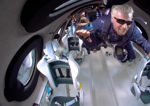 Virgin Galactic anuncia primeira missão espacial para pesquisa