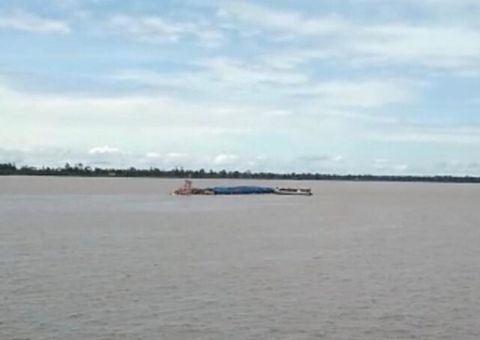 Vídeo de rebocador afundando no Rio Amazonas viraliza na web