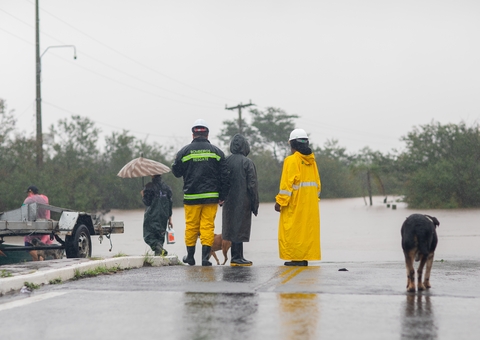 Com alerta de temporal, prefeitura no RS pede para que moradores evacuem casas