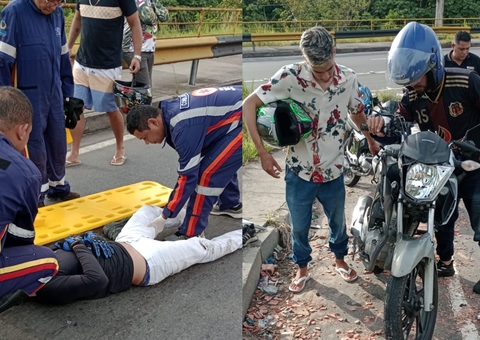 Dois acidentes acontecem simultaneamente na avenida das Flores; vídeos