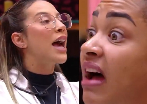 Renata volta para casa do BBB25 e briga com Aline: "tava com a língua no rabo"