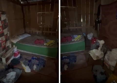 Mulher passou 5 dias acorrentada e sem comer em casa insalubre no Amazonas; veja fotos