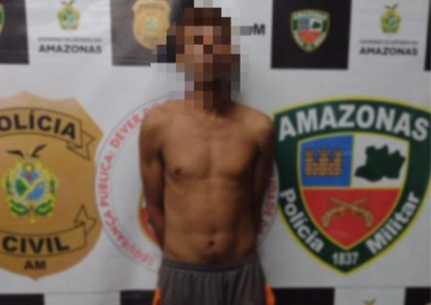 Homem é preso após ser flagrado roubando hotel em Manaus