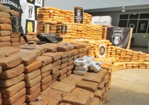 Drogas avaliadas em R$ 4,7 milhões são apreendidas no Amazonas 