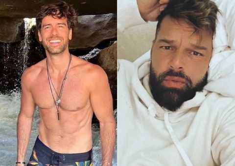 Marcos Pitombo reage de forma inusitada após ser seguido por Ricky Martin
