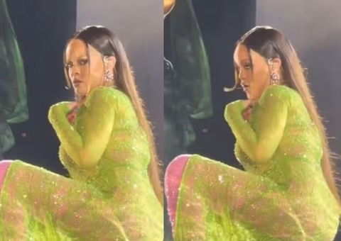 VÍDEOS: Rihanna volta aos palcos em casamento de herdeiro de bilionário na Índia