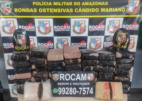 Rocam apreende mais de 50kg de drogas em Manaus