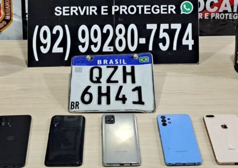 Homem é preso e adolescente é apreendido no Tarumã após assalto a micro-ônibus