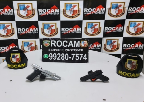 Adolescentes são apreendidos com arma e moto roubada em Manaus