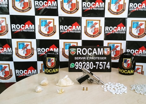 Homem é preso com drogas ao tentar fugir da polícia em Manaus