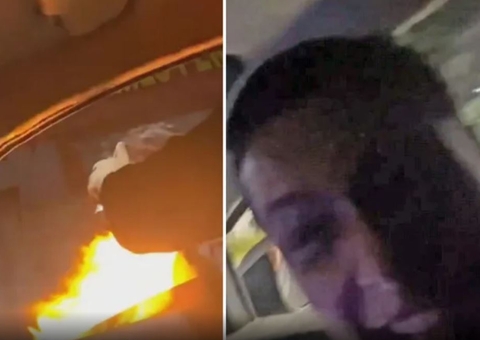 Vídeo: Homem ateia fogo em garota de programa e cai na gargalhada ao ver vítima em chamas