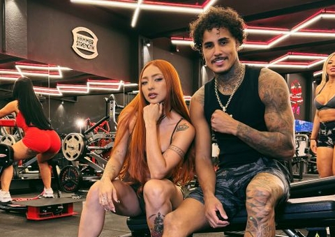 Ruivinha de Marte grava clipe com MC Livinho em São Paulo