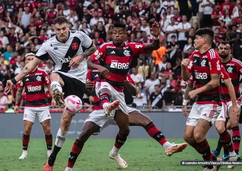 Flamengo e Vasco se enfrentam hoje no estádio do Maracanã