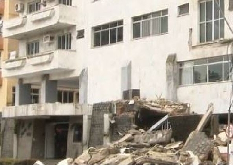 Prédio é evacuado em Belém após desabamento de 13 varandas