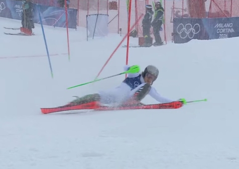 Jogos de Inverno: Lucas Braathen cai no slalom e encerra sonho de novo ouro para o Brasil