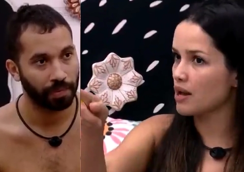 Juliette e Gilberto discutem: ‘tá jogando na minha cara e vou jogar na sua'