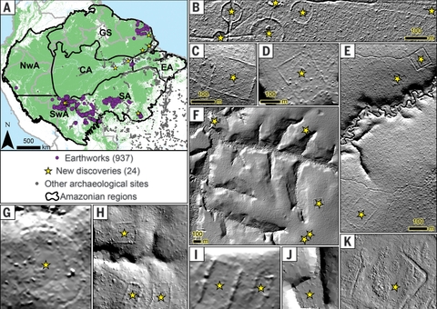 Estudo mostra mais de 10 mil registros de povos pré-históricos na Amazônia