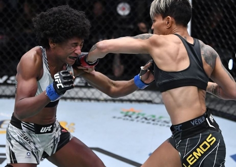 Brasileira Amanda Lemos derrota Angela Hill e garante vitória no último UFC de 2021