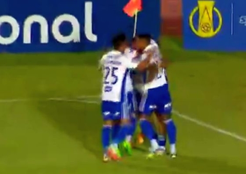 Cruzeiro faz gol relâmpago, mas fica no empate com o Sampaio Corrêa