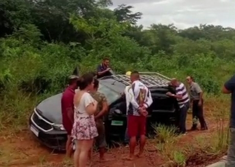 Mãe e filha ficam feridas em acidente na rodovia AM-070