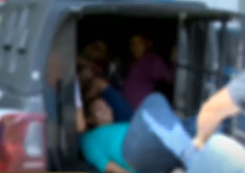 Preso sai correndo no meio de avenida para fugir de audiência de custódia em Manaus