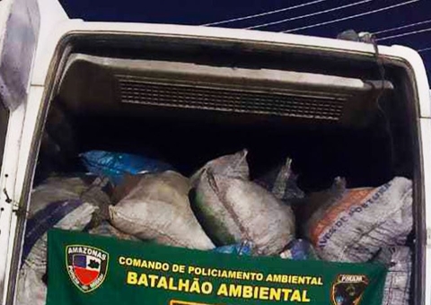 Carga ilegal de carvão avaliada em R$ 53 mil é apreendida em Manaus