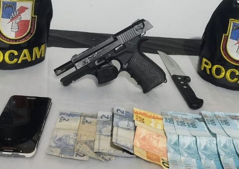 Homem armado é preso puxando briga em praça no Amazonas