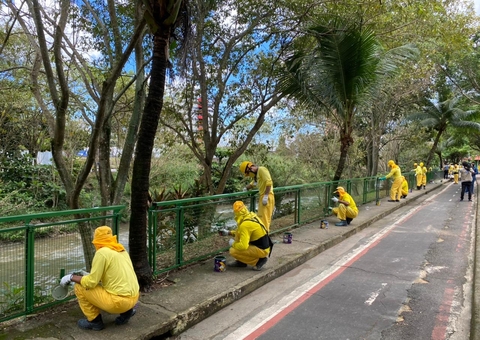 Detentos iniciam revitalização do Passeio do Mindu em Manaus