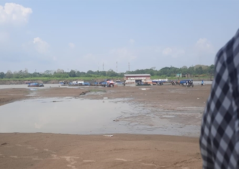 Rio Solimões desce 20 centímetros em Tabatinga e preocupa autoridades no Amazonas
