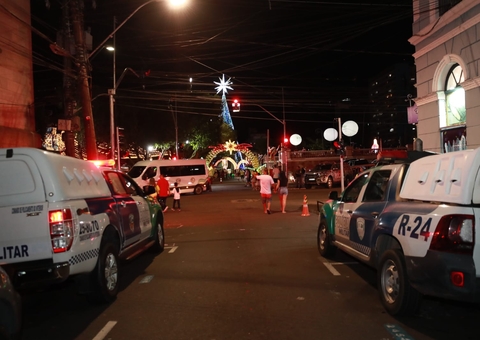 Mais de 2 mil agentes garantem a segurança nas festas de réveillon do Amazonas