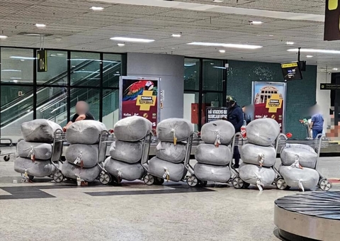 Operação apreende mais de 20 toneladas de produtos ilegais no aeroporto de Manaus