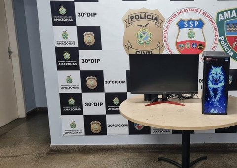Homem é preso com computador roubado, avaliado em R$ 10 mil, em Manaus