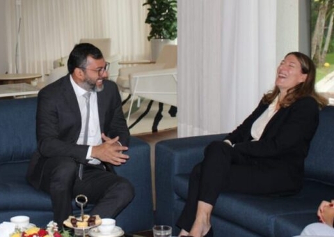 Wilson Lima apresenta projetos sustentáveis à embaixadora britânica