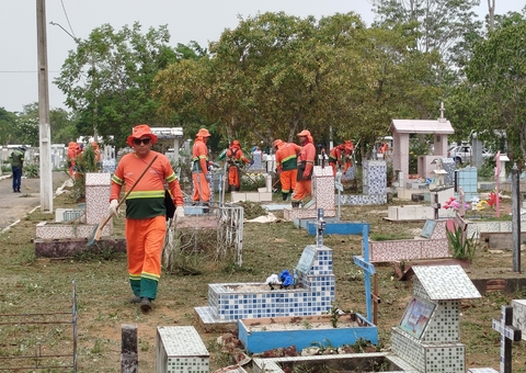 Cemitérios de Manaus são preparados para receber meio milhão de visitantes no Dia de Finados