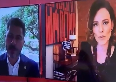 Apresentadora da GloboNews rebate senador ao vivo:‘vai me deixar concluir?'