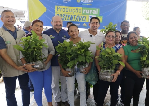 Produtores rurais de Presidente Figueiredo recebem 750 mudas de café para plantio